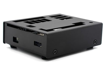 KKSB Case for Arduino Uno Q – Black Anodized Aluminum Enclosure - style: Aluminum Case
