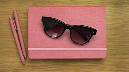 Anecdote Lined Journal Notebook,192 Pages, A5 size: 8.3" x 5.4"| Hardcover - color: Blossom Pink, size: 8.3" x 5.4"
