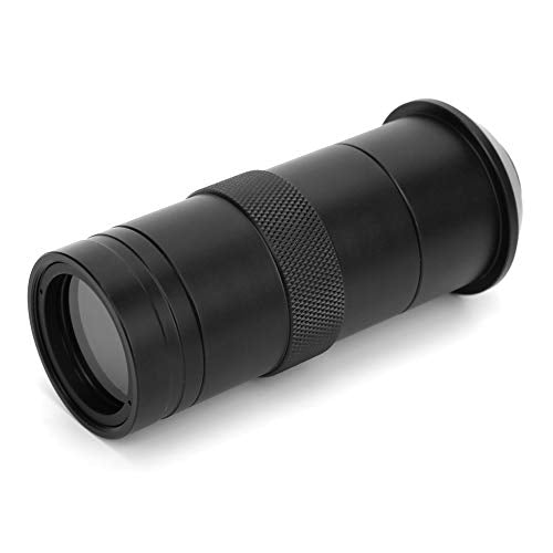 Oumefar 100X Digital Microscope Camera C-Mount Lens Zoom Eyepiece Magnifier Lens Accessory Objective for Watches Jewelry Fingerprint Identification, Archaeology, School Teaching