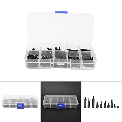 140Pcs Round Screw Kit M2.5 Nylon Screw Nuts