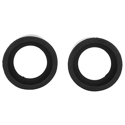 Oumefar 2Pcs 36mm Microscope Eyepiece Covers Rubber Eyepiece Cover Accessory Guards Eyeshields Telescope Protector Rubber Eyecups for Stereo Microscope, for Lab Educational(KP-H2 Flat Angle)