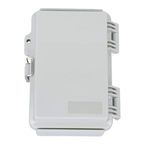 Outdoor Electrical Box, Heavy Duty ABS Plastic IP67 Enclosure with Stainless Steel Hinge for Smart Home Irrigation Control and Marine Use