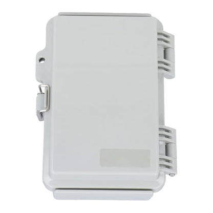 Outdoor Electrical Box, Heavy Duty ABS Plastic IP67 Enclosure with Stainless Steel Hinge for Smart Home Irrigation Control and Marine Use