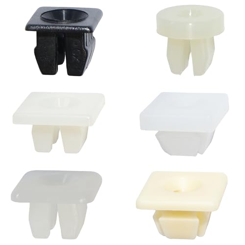 240pcs Grille Headlight Bezel Nylon Nut License Plate Nut #6,#8,#10,#12,#14 - size: 24 Size 240pcs B