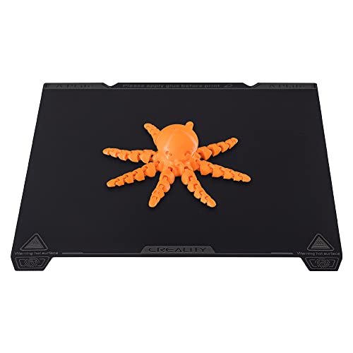 Creality Ender 3 V3 Se Build Plate, 235 * 235mm Smooth PEI Bed Plate, Flexible Removable Spring Steel Print Platform for Ender-3 S1/S1 Pro/5 S1/3 V3 Se/3 V3 Ke/3 V3/Cr-10 Se/K1-Without Soft Magnetic - style: V3 SE Smooth PEI Plate