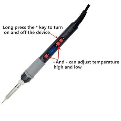 3D Printing Smoothing Tool Kit Modify Finishing Soldering Welding Iron Kit Heat Set Insert Brass Nut