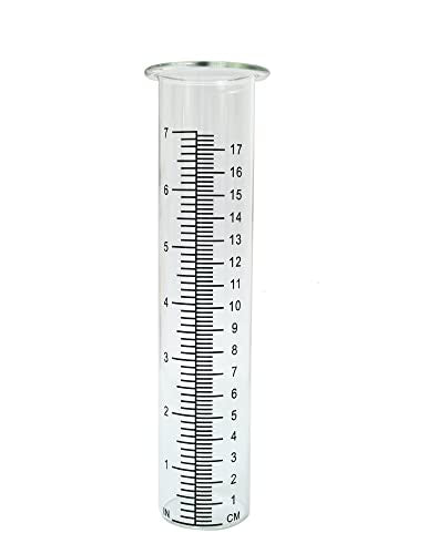 7" Plastic Rain Gauge Replacement Tube, 8.25 x 2.25 x 1.75 inches Cold Resistance Crack Resistance for Outdoor Yard Garden Home - color: 1PCS