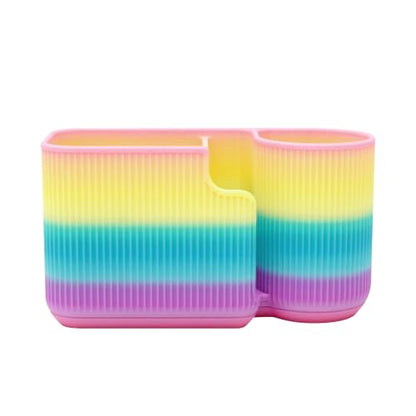 YXPOLYER Matte PLA Filament Rainbow 4 Colors Pink Purple Blue Yellow - color: Matte Rainbow