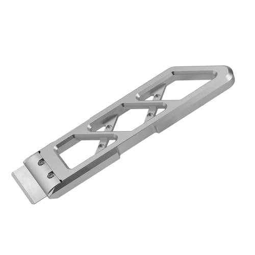 Metal 3D Printer Scraper Tool, Premium Aluminum Build Print Removal Tool with Magnetic Storage, Ergonomic Handle for Safe & Effortless 3D Print Removing (Sliver) - color: sliver