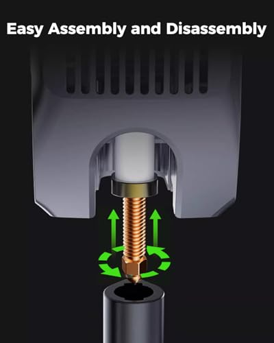 Creality Phaetus K2 Plus Silicon Carbide Nozzle, 0.6mm Quick-Swap 3D Printing Nozzle Specially for Carbon Fiber, Wood, Glass Fiber Filament, Suit for 3D Printer K2 Plus, K2, K2 Pro, Creality Hi - style: 0.6mm-Phaetus Sic