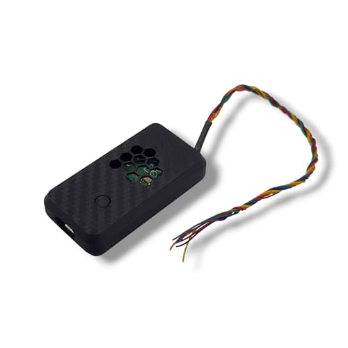 Protective Case Compatible with Raspberry Pi Pico Boards – Micro-USB Access & Passive Ventilation, Snap Case, Wire Access,Plastic (Carbon Black) - color: Carbon Black