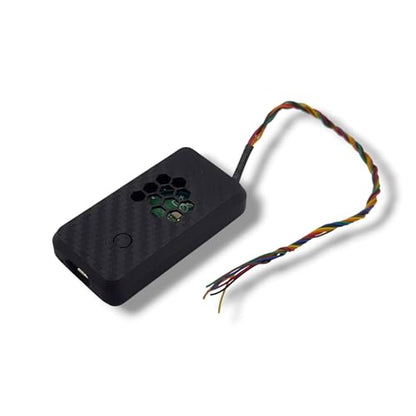 Protective Case Compatible with Raspberry Pi Pico Boards – Micro-USB Access & Passive Ventilation, Snap Case, Wire Access,Plastic (Carbon Black) - color: Carbon Black