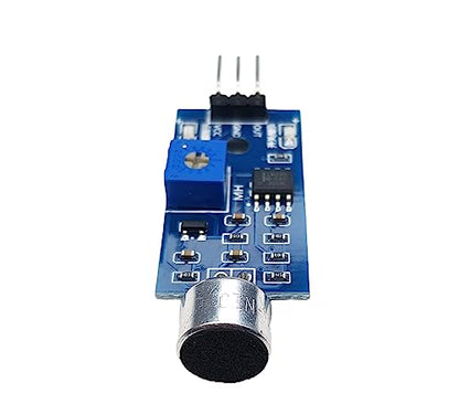 Sound Sensor Sound Detector Module for Arduino ESP32 ESP8266 Raspberry Pi Microcontroller Projects 3.3V 5V Compatible Adjustable Sensitivity Digital Output 2 Pieces