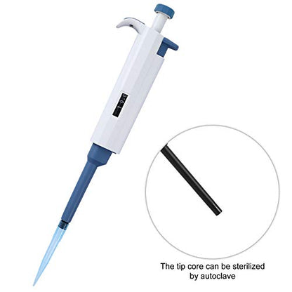 Adjustable Micropipette 0.5ul-10ul,Single Lab Pipette High-Accurate Pipette - size: 0.5-10ul