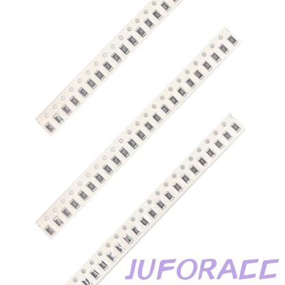 1500PCS 1206 SMD Resistor Kit 0-10M Ω ohm 60 Values 1/4 Watt 0.25W ±1% Tolerance Thick Film 0-10MR SMT Chip Resistors Assortment Set