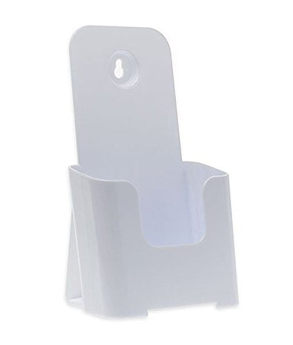 SOURCE ONE Tri Fold Brochure Holder 4X9 (6 Pack, White) - color: White, size: 6 Pack
