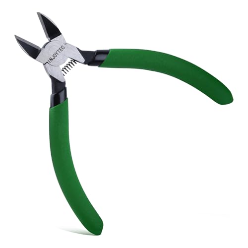 Mini Wire Flush Cutters 4.5 Inch Wire Cutters Diagonal Cutters - size: 4.5"
