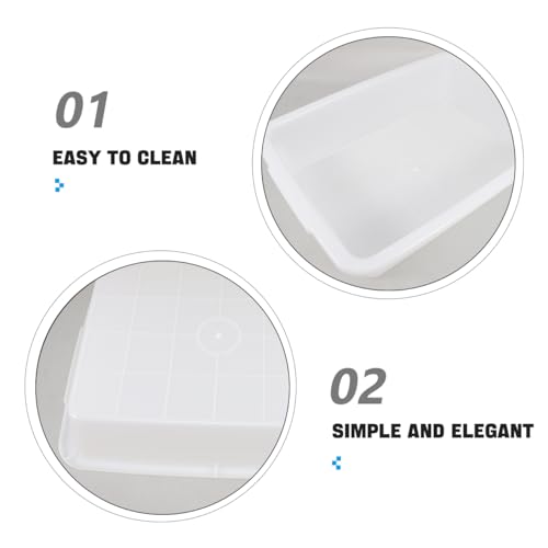 MAGICLULU Laboratory Tray Plastic Spill Containment White 1 Pack