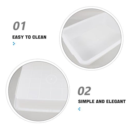 MAGICLULU Laboratory Tray Plastic Spill Containment White 1 Pack
