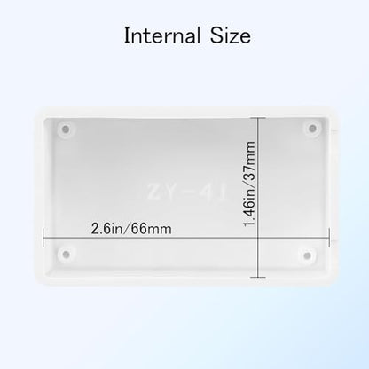 Project Box 8 Pieces Electrical Box Small Junction Box ABS Plastic Enclosure Power Electronic Case White 2.76" x 1.65" x 0.91"(70 x 42 x 23mm) - color: White, size: 2.76" x 1.65" x 0.91"