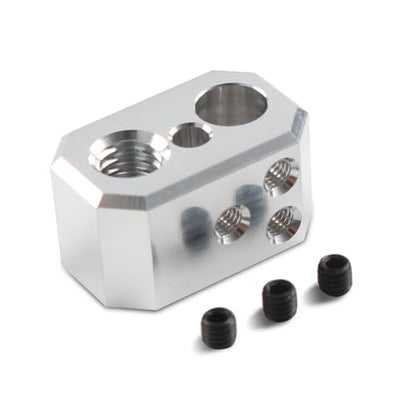 FYSETC 3D Printer Accessories - Prusa i3 MK4 Nextruder Heaterblock - Aluminium Block for the Hotend: High Temperature Heating Block Clone for MK4 MK3.9 XL Project Replacement Stock Extruder Part