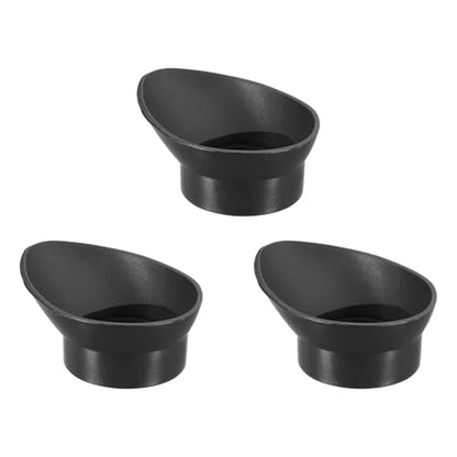 PATIKIL 29-33 mm Eyepiece Eye Cups, 2Pcs Rubber Eyepiece Cover Guard for Stereo Microscope Telescope Aiming Scope, Black