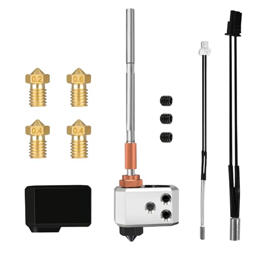 Hotend for Prusa I3 MK4/XL, 24V 40W Print Head Kit with Thermistor, Heater Cartridge, Heating Block, 0.4mm Nozzle and Silicone Cover - style: Prusa I3 MK4 Hotend