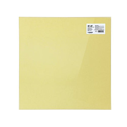 Gizmo Dorks PEI Sheet 20" x 20" (508mm x 508mm) 1mm Thick 3D Printer Build Surface Ultem 1000, Made in The USA