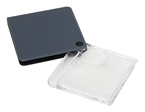 Carson MagniFlip Plus 2.5x/5x/7x Flip-Open Magnifier with Built-in Protective Case - Set of 4 (GN-44MU) - size: Pack of 4