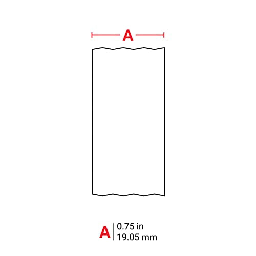 Brady Authentic (M21-750-488) Solvent-Resistant Lab Label for Lab, Barcode and Printed Circuit Board Labeling, Black on White- For M210, M210-LAB, M211, BMP21-PLUS and BMP21-LAB Printers, .75" W 21' L - size: .75"