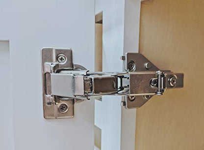 165 Degree Soft Close Cabinet Hinge, Single Pack Lazy Susan Corner Cabinet Hinge for Cabinet Frame to Door Connection, Kitchen Cabinet Hardware - size: 165 degrees