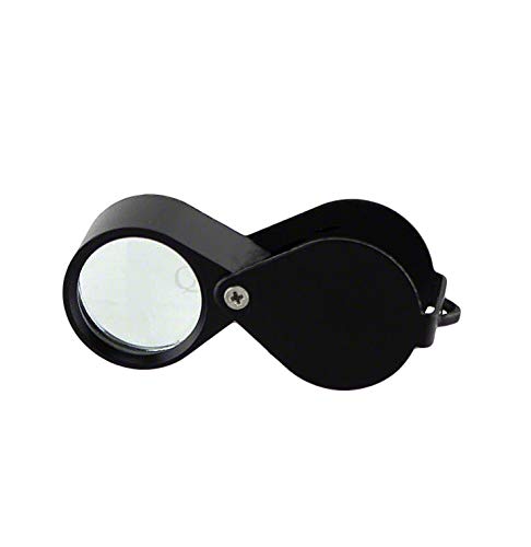 USA Folding Jewelers Loupe Style Pocket Magnifier - style: 5 Pack 10x Economy Black Loupe