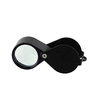 USA Folding Jewelers Loupe Style Pocket Magnifier - style: 5 Pack 10x Economy Black Loupe