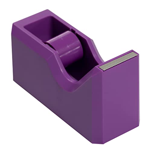 JAM PAPER Colorful Desk Tape Dispensers - Purple - Sold Individually - color: Purple, size: Pack of 1