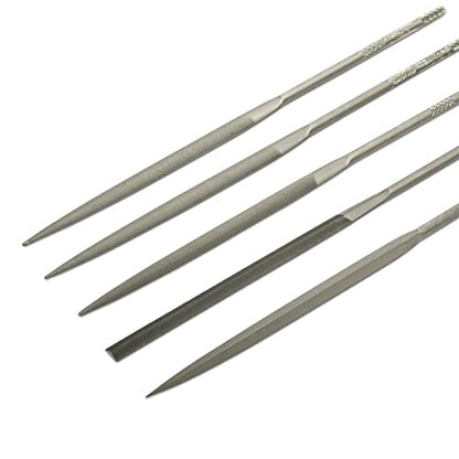 Crescent Nicholson 12 Piece Needle File Set with Handles | 37392 - size: 5-1/2", style: 0 Cut