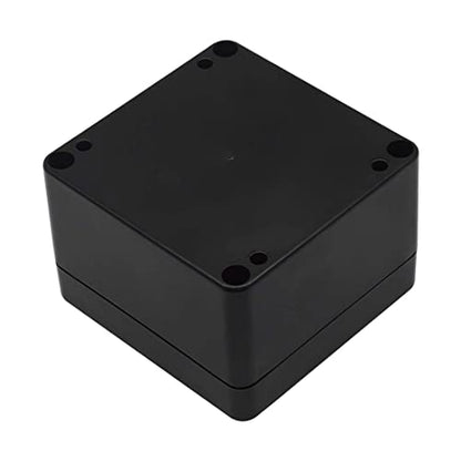 LeMotech Junction Box IP65 Waterproof Project Box Dustproof ABS Plastic Electrical Boxes Universal Enclosure for Electronic Black 3.29x 3.19x 2.2 inch (83 x 81 x 56mm)(Pack of 1) - color: Black (1 pack), size: 3.27" x 3.19" x 2.2"