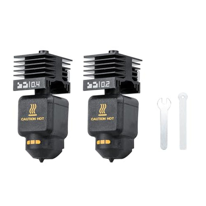 2PCS 0.4mm 0.2mm Hotend Kit for Bambu Lab P2S X2D 3D Printer - color: For P2S