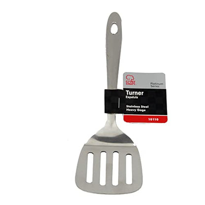 Chef Craft Select Turner/Spatula, 9.5 inch, Stainless Steel - style: Turner/ Spatula