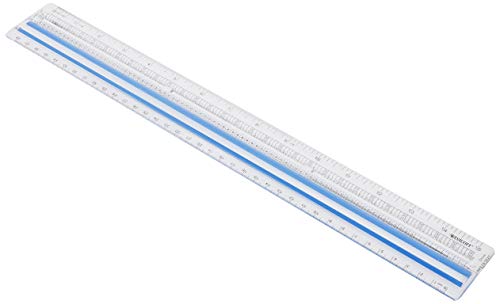Westcott Data Processing Magnifying Ruler, Center Magnifier for One-Line Reading, Back-to-School, School Supplies, Classroom Supplies, 15-Inch