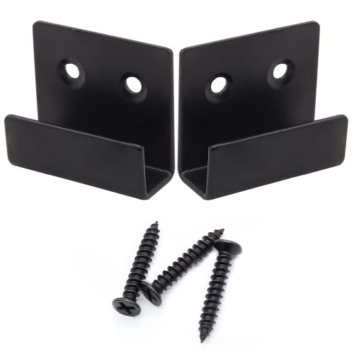 8 Pcs 10mm Stainless Steel Tile Bracket, Black U Bracket - size: Black 10mm/0.39"