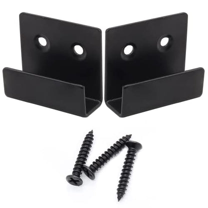 8 Pcs 10mm Stainless Steel Tile Bracket, Black U Bracket - size: Black 10mm/0.39"