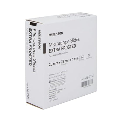McKesson Microscope Slides, Flat, 25 x 75 x 1 mm, 1440 ct