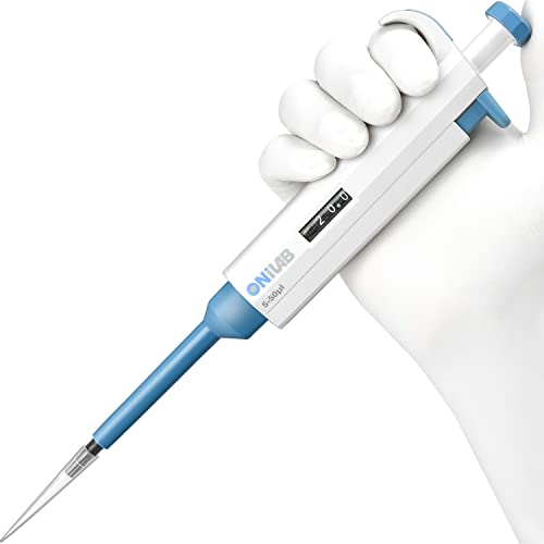 ONiLAB Lab Micropipette, Single Channel Adjustable Pipettor, 5-50ul - style: 5-50ul