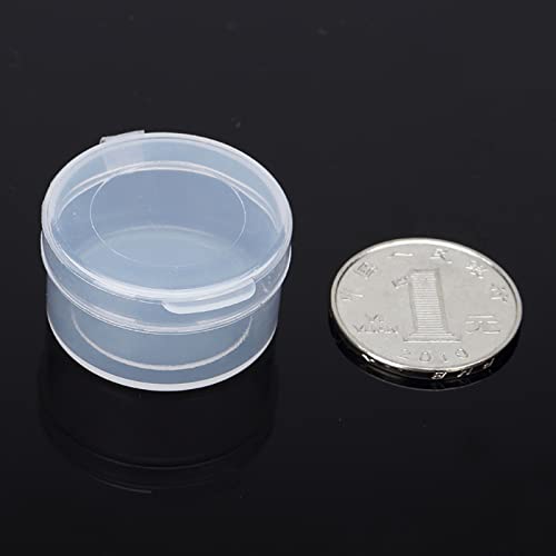 50 Pack 5ml Clear Cosmetic Jars with Snap Lids - color: Zfyoung 50 pcs plastic cosmetic jar