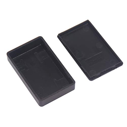 Zulkit 5Pcs Project Boxes ABS Plastic Electrical Project Case Power Junction Box Black 2.28 x 1.38 x 0.59 inch (58 x 35 x 15 mm) - color: 5 PCS, size: 2.28" x 1.38" x 0.59"
