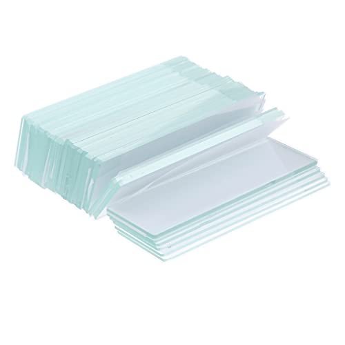 Blank Clear Microscope Square Cover Glass Coverslip Slides Lab Tools Set 0.94Inch x 1.96Inch (24mm x 50mm) - style: 1 SET (100PCS)