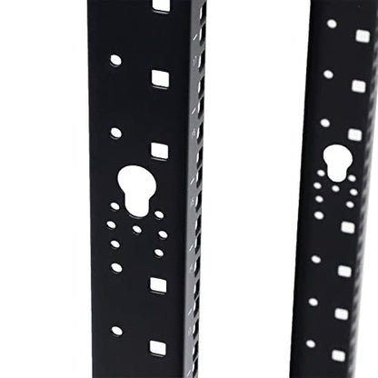 AEONS 27U 4-Post Open Frame Server Rack with Casters, Adjustable Depth - color: B-4POST, size: 27U