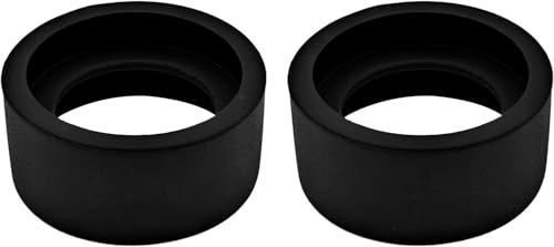 2pcs Industrial Rubber Eyecups for Microscopes-Compatible with 32mm to 36mm Oculars, Replacement Eye Guard for Stereo Microscopes with Flat Surface Angle