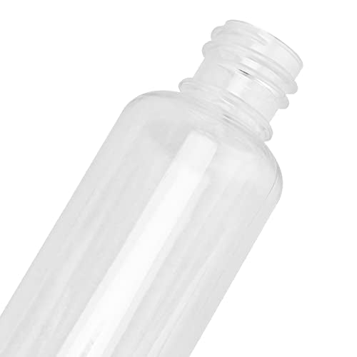 MOUYAT 110 Pack 1oz Clear Plastic Flip Cap Bottles, 30ml Empty Squeeze Travel Bottles with Flip Cap, Mini Refillable Travel Size Sample Containers for Lotion, Cream and Toiletries