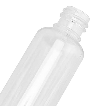 MOUYAT 110 Pack 1oz Clear Plastic Flip Cap Bottles, 30ml Empty Squeeze Travel Bottles with Flip Cap, Mini Refillable Travel Size Sample Containers for Lotion, Cream and Toiletries